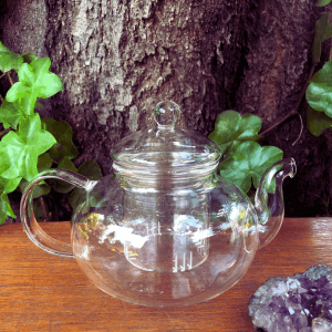 Herbal Brew Glass Teapot